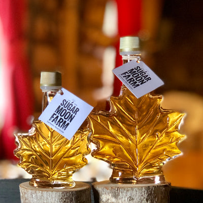 Glass leaf jar maple syrup. Farm a Canadian maple syrup farm located in Nova Scotia, Canada. Offering maple syrup, maple butter, maple syrup on snow, and a restaurant. Put on your hiking boots and hike Rogart Mountain trail then sit down for some fluffy pancakes made from our fluffy pancake recipe and Canadian maple syrup.