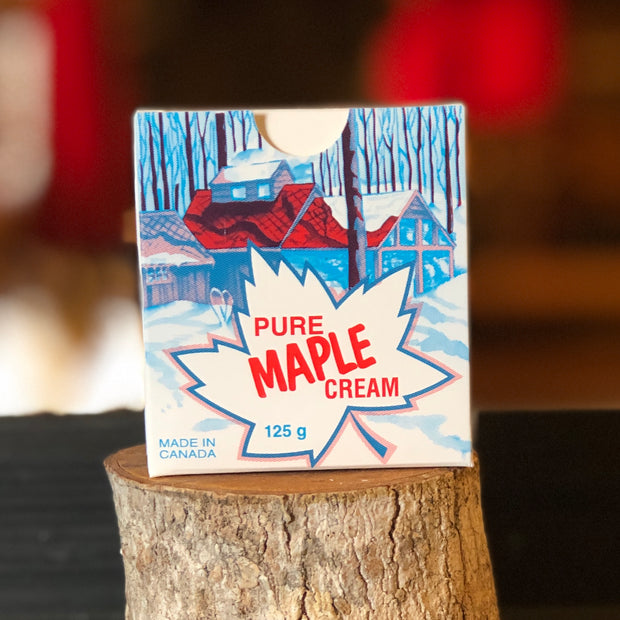 Pure Maple Cream. Made from just maple syrup, nothing added. Farm a Canadian maple syrup farm located in Nova Scotia, Canada. Offering maple syrup, maple butter, maple syrup on snow, and a restaurant. Put on your hiking boots and hike Rogart Mountain trail then sit down for some fluffy pancakes made from our fluffy pancake recipe and Canadian maple syrup.